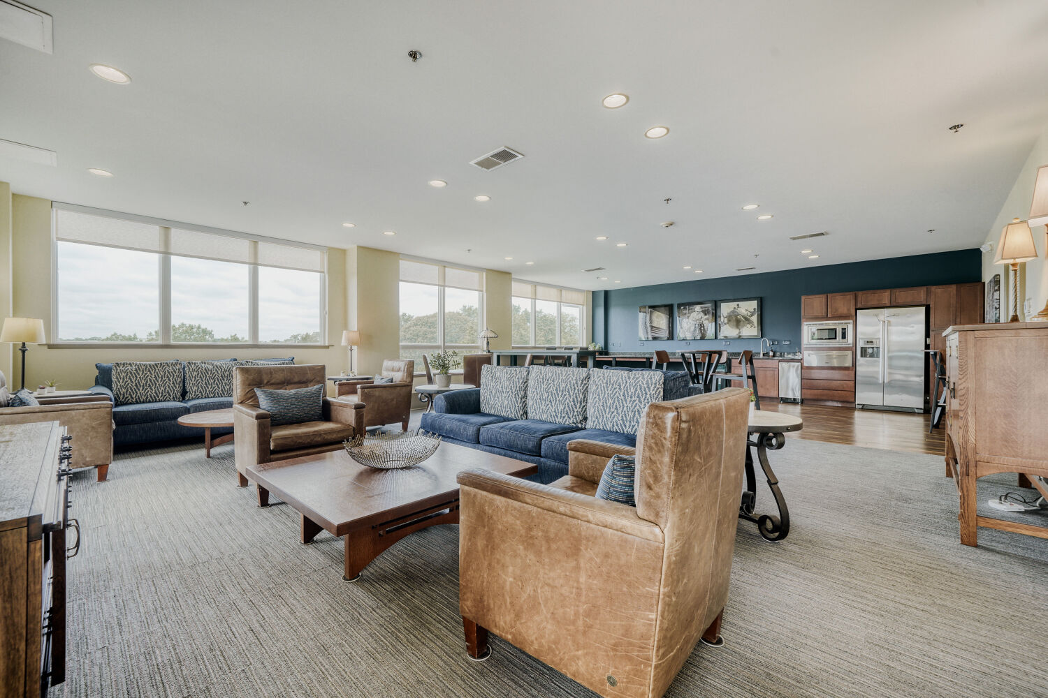 Resident clubhouse lounge